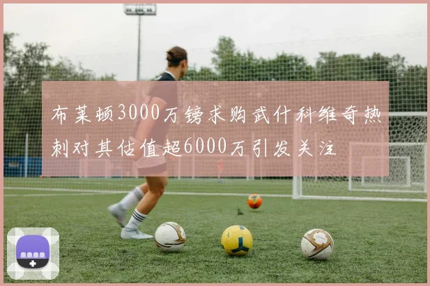 布莱顿3000万镑求购武什科维奇热刺对其估值超6000万引发关注